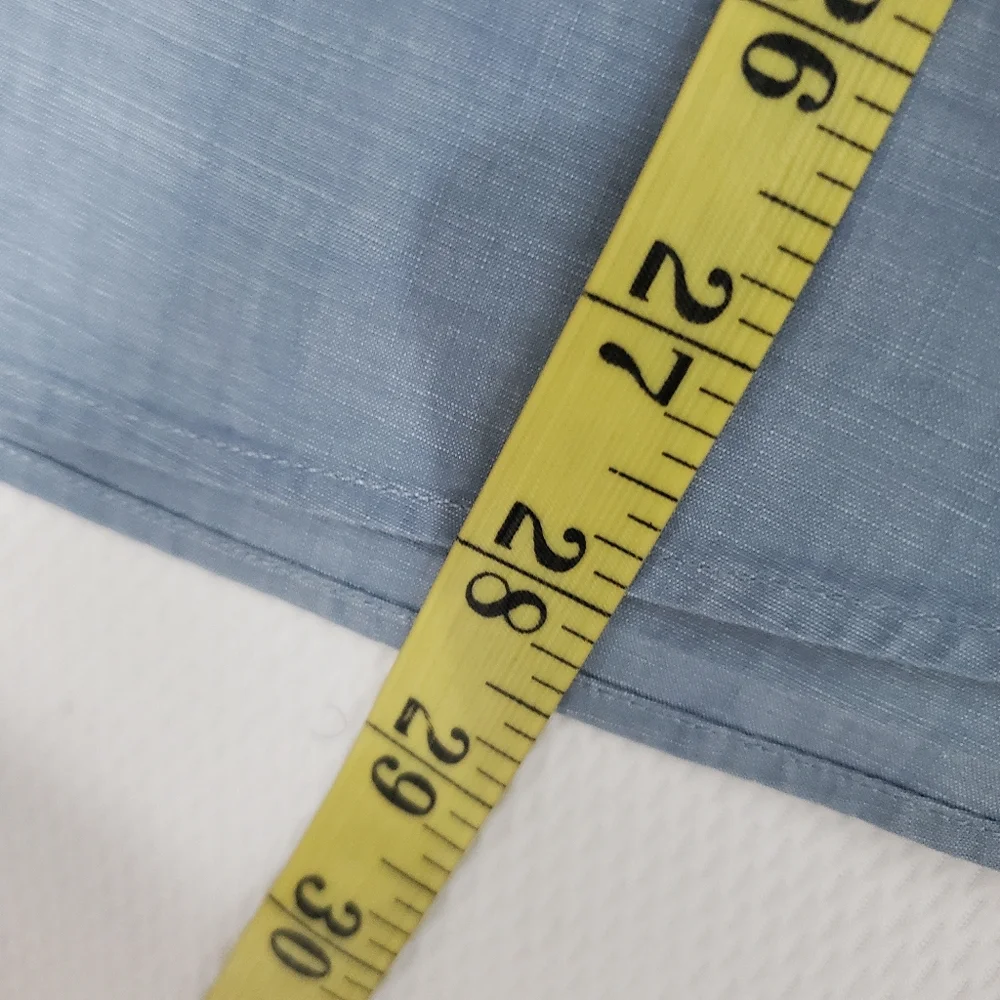 J. Crew Cotton Chambray Short Sleeve Button Down Shirt Mens Medium
